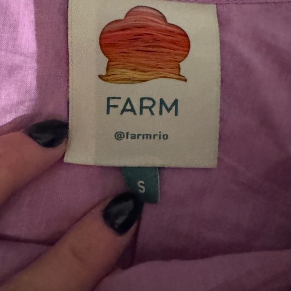 Farm Rio- Multicolored Floral Ruffled Layered Mini Sirt - Picture 5 of 5